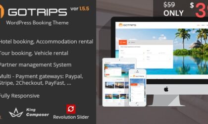 Premium WordPress Theme name: Gotrips