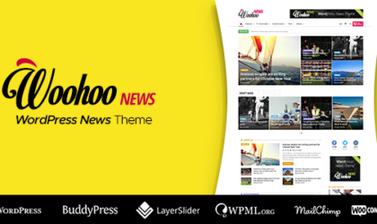 Premium WordPress Theme name: Woohoo