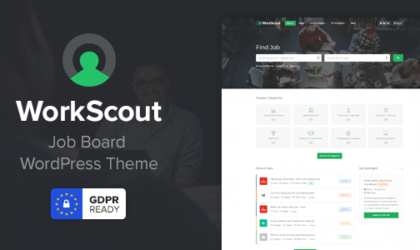 Premium WordPress Theme name: WorkScout