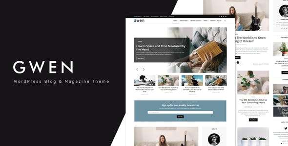 Premium WordPress Theme name: Gwen