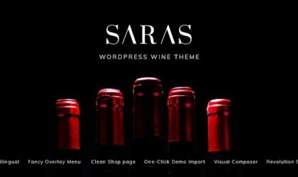 Premium WordPress Theme name: Saras