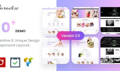 Premium WordPress Theme name: Paradise