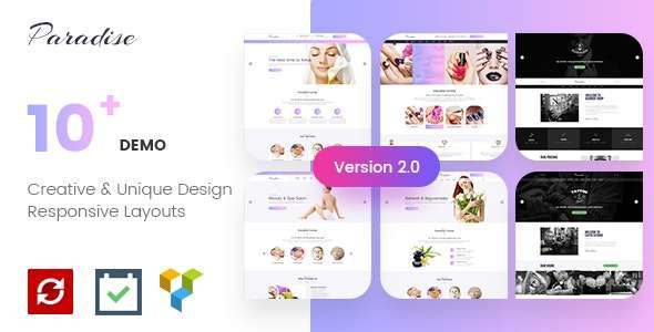 Premium WordPress Theme name: Paradise