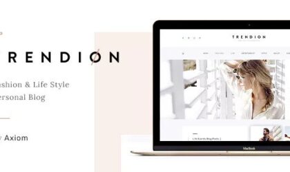 Premium WordPress Theme name: Trendion