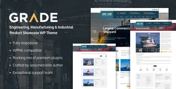 Premium WordPress Theme name: Grade