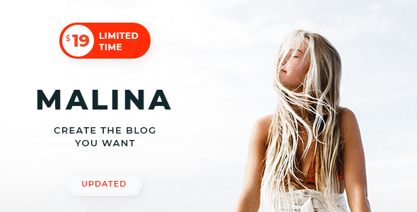 Premium WordPress Theme name: Malina