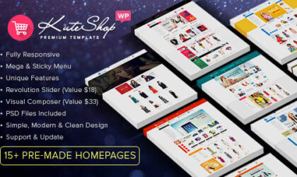 Premium WordPress Theme name: KuteShop