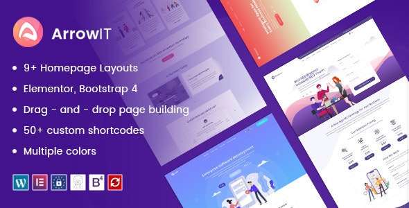 Premium WordPress Theme name: ArrowIT