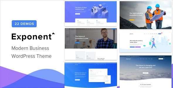 Premium WordPress Theme name: Exponent