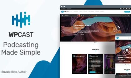 Premium WordPress Theme name: Wpcast