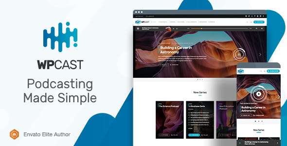 Premium WordPress Theme name: Wpcast