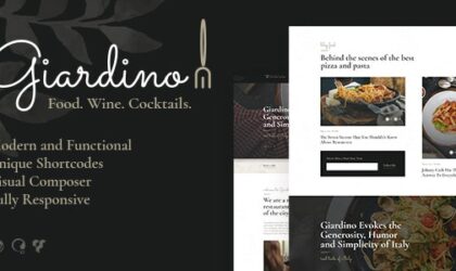 Premium WordPress Theme name: Giardino