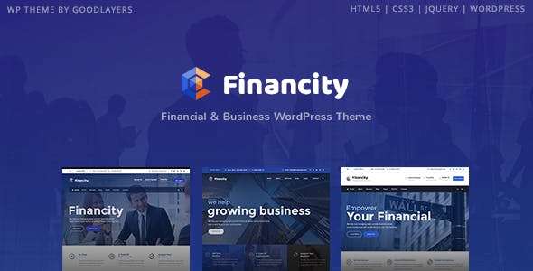 Premium WordPress Theme name: Financity