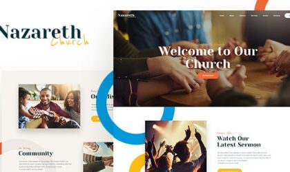 Premium WordPress Theme name: Nazareth