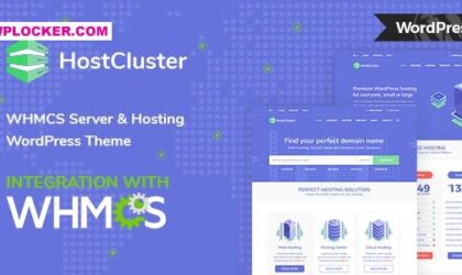 Premium WordPress Theme name: HostCluster