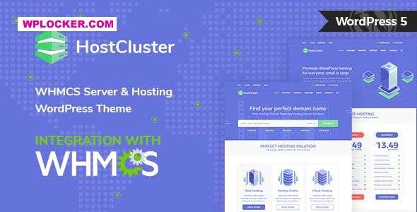 Premium WordPress Theme name: HostCluster