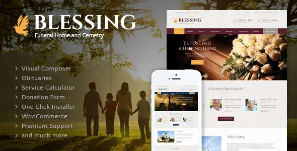 Premium WordPress Theme name: Blessing