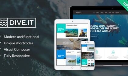 Premium WordPress Theme name: DiveIt