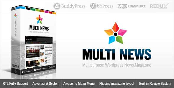 Premium WordPress Theme name: Multinews