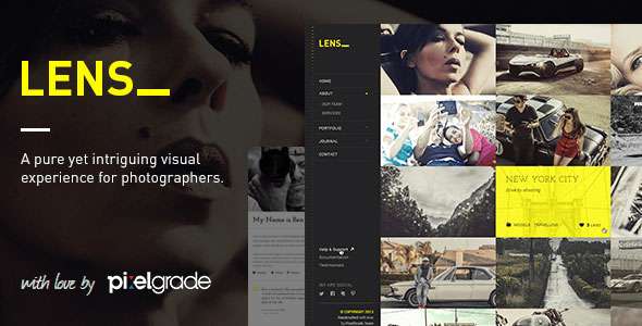 Premium WordPress Theme name: LENS