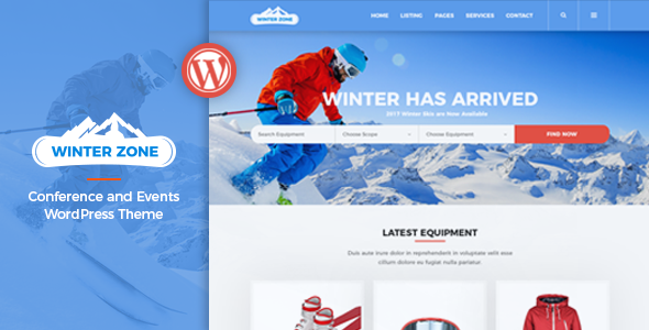 Premium WordPress Theme name: WinterZone