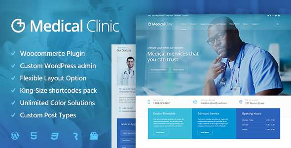 Premium WordPress Theme name: Medical