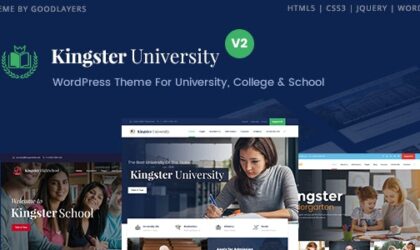 Premium WordPress Theme name: Kingster