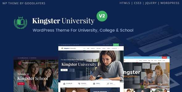 Premium WordPress Theme name: Kingster