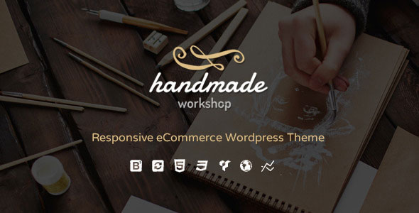 Premium WordPress Theme name: Handmade