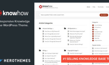 Premium WordPress Theme name: KnowHow