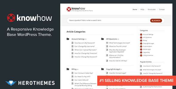 Premium WordPress Theme name: KnowHow