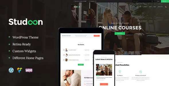 Premium WordPress Theme name: Studeon