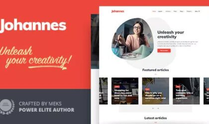 Premium WordPress Theme name: Johannes