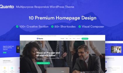 Premium WordPress Theme name: Quanto