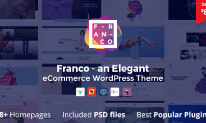 Premium WordPress Theme name: Franco