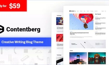 Premium WordPress Theme name: Contentberg