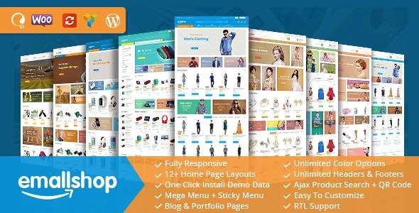 Premium WordPress Theme name: EmallShop