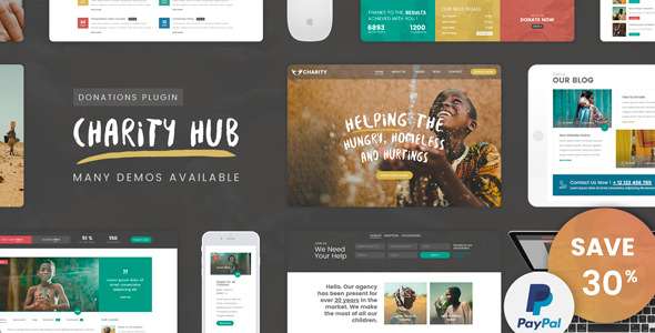 Premium WordPress Theme name: Charity