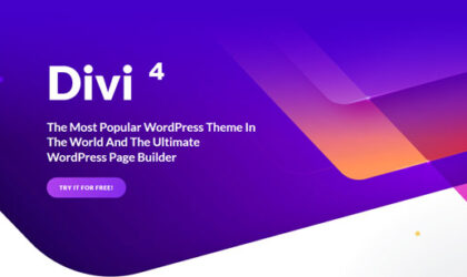 Premium WordPress Theme name: Divi