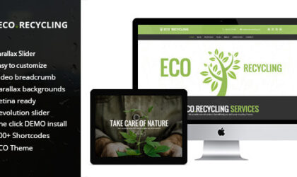 Premium WordPress Theme name: Eco