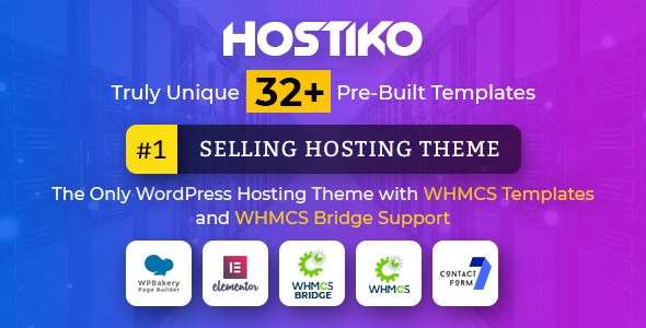 Premium WordPress Theme name: Hostiko