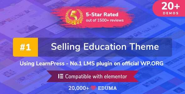 Premium WordPress Theme name: Eduma