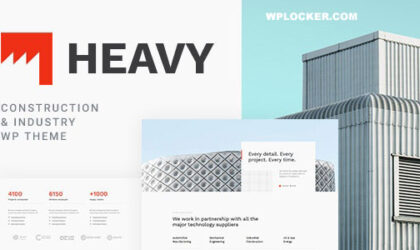 Premium WordPress Theme name: Heavy