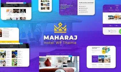 Premium WordPress Theme name: Maharaj