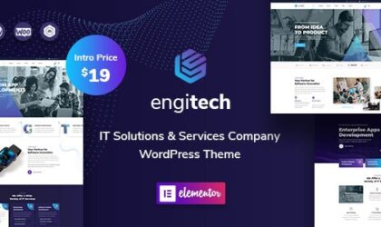 Premium WordPress Theme name: Engitech