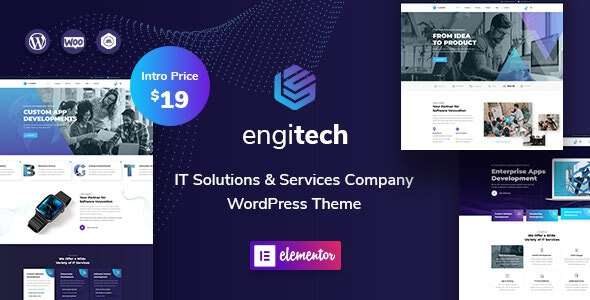 Premium WordPress Theme name: Engitech