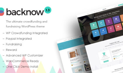 Premium WordPress Theme name: Backnow