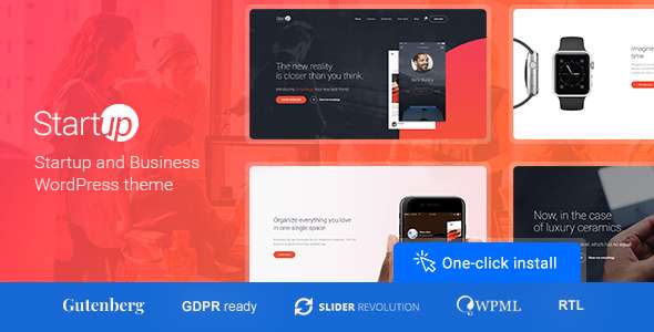 Premium WordPress Theme name: Startup