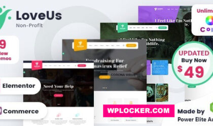 Premium WordPress Theme name: Loveus