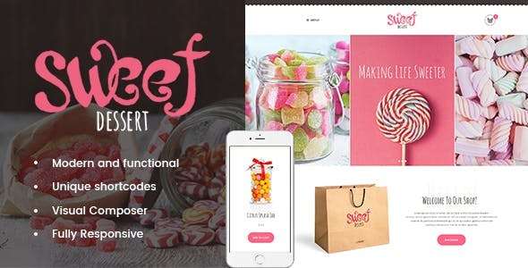 Premium WordPress Theme name: Sweet